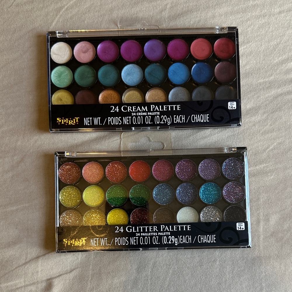 Spirit Halloween Eyeshadow Palettes